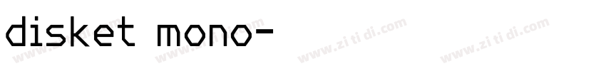 disket mono字体转换